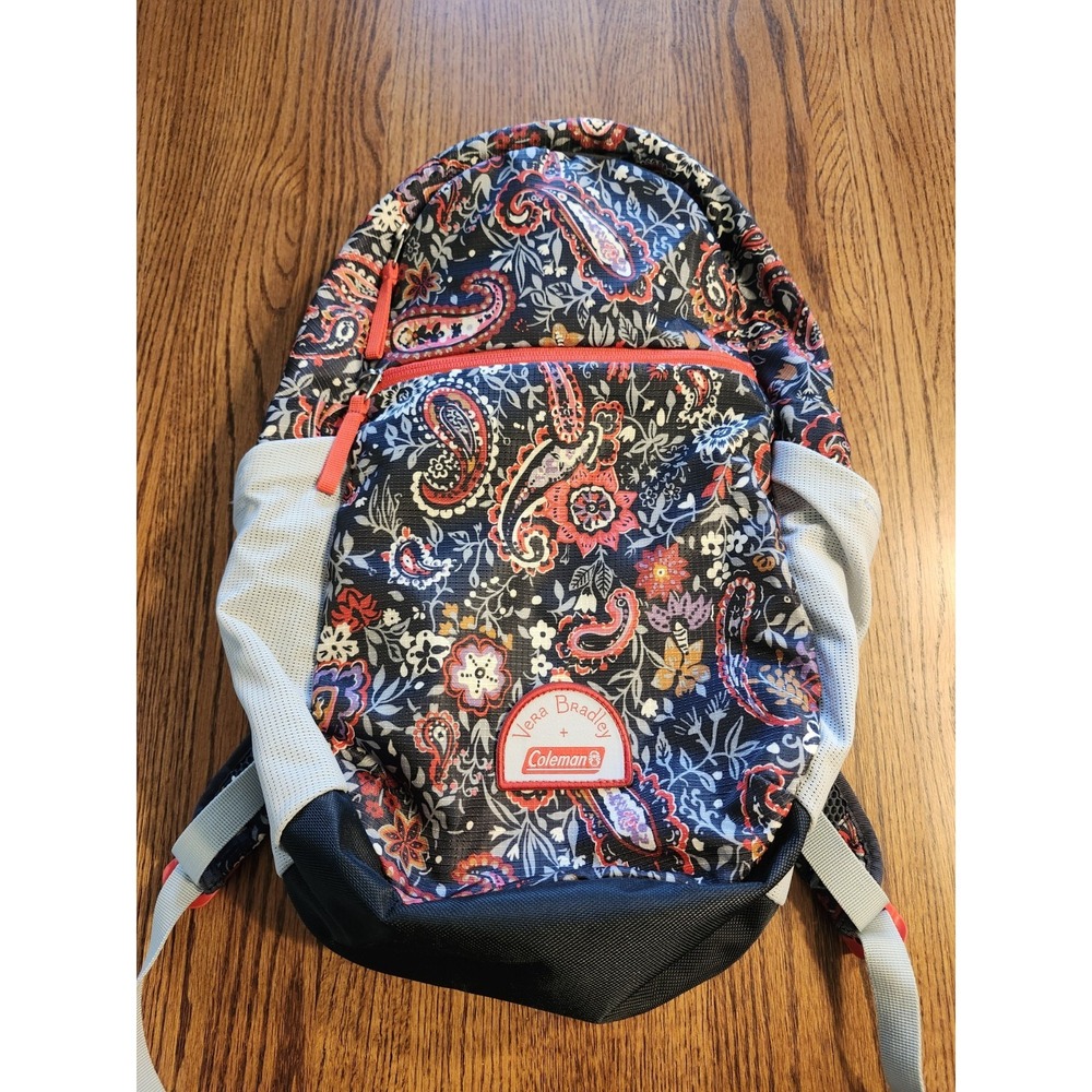 Vera Bradley +‎ Coleman Backpack 15L Paisley Travel Lightweight Hydration Pack